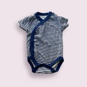 Baby Blue Striped Onesie